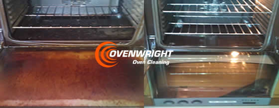 baked on grime oven before and after